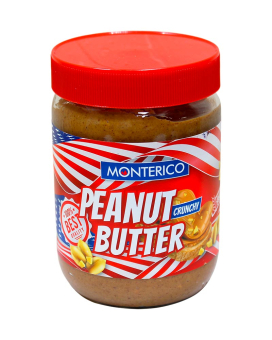 Арахісове масло хрумке Monterico Peanut Butter Crunchy, 500 г (8455712496368) - фото