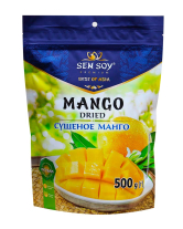 Манго сушене без цукру "Sen Soy", 500 г (8936181660561) - фото
