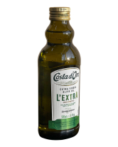 Оливковое масло первого отжима Costa d'Oro Extra Virgin Olive Oil L'EXTRA, 500 мл (8007270000039) - фото