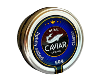 Ікра чорна стерляді Royal Caviar Classsic, 50 г (4820250310096) - фото