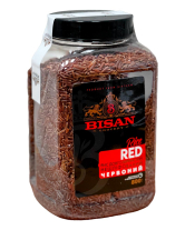 Рис Красный длиннозернистый нешлифованный BISAN Red, 800 г (4820186124521) - фото