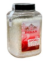 Рис для суші круглий шліфований Японіка BISAN Japonica, 800 г (4820186124606) - фото