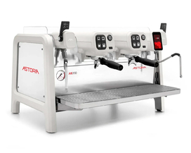 Двухпостовая автоматическая кофемашина Astoria AB200 SAE 2GR White  + Display Белая с дисплеем - фото