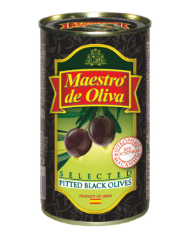 Маслины без косточки Maestro de Oliva, 280 г (ж/б) 8436024294750 - фото
