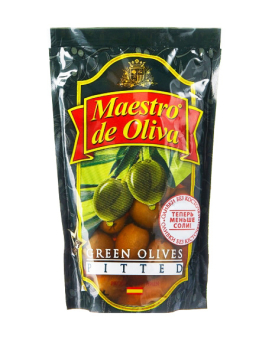 Оливки без косточки Maestro de Oliva, 170 г (ПЭТ) 8436024294590 - фото
