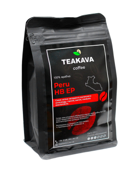 Кофе в зернах Teakava Peru HB EP, 250 г (моносорт арабики) - фото