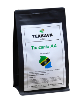 Кофе в зернах Teakava Tanzania AA, 250 г (моносорт арабики) - фото