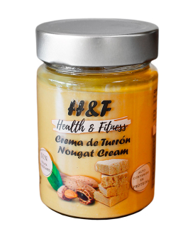 Миндальная паста из нуги H&F Health & Fitness Nougat Cream, 350 г (8436008209053) - фото