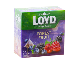 Чай фруктовый Лесные ягоды LOYD Forest Fruit, 40 г (20шт*2г) (5900396022455) - фото