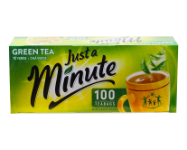 Чай зелений Minutka в пакетиках, 140 г (100шт * 1,4 г) (5900396030306) - фото