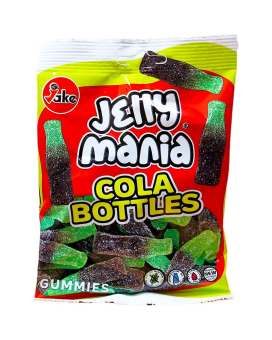 Желейные конфеты JAKE Jelly Mania Cola Bottles Бутылочки Колы, 100 г (8412147570117) - фото