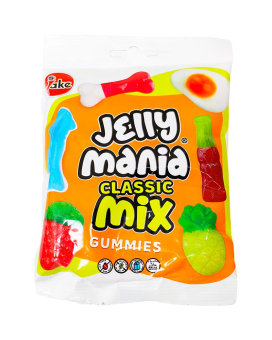 Желейные конфеты JAKE Jelly Mania Classic Mix Классический Микс, 100 г (8412147571480) - фото