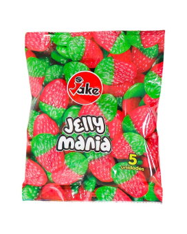 Желейные конфеты JAKE Jelly Mania Клубнички, 5 шт (8412147571428) - фото