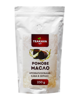 Кофе в зернах Teakava Ромовое масло, 250 г (100% арабика) - фото
