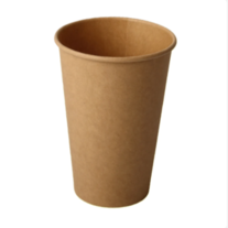 Стакан бумажный КРАФТ 500 мл (50 шт/уп) - фото