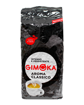 Кофе в зернах Gimoka Aroma Classico BLACK, 1 кг (40/60) 8003012000930 - фото