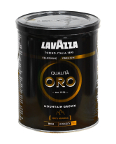Кава мелена Lavazza Qualita Oro Black Mountain Grown 100% арабіка, 250 г (ж/б) (8000070030107) - фото