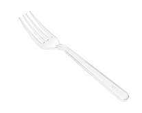 Виделка преміум прозора PS 180 мм LFTM, 50 шт - фото