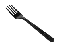 Виделка преміум чорна PS 180 мм LFTM, 50 шт - фото