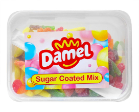 Желейные конфеты Damel Sugar Coated Mix Микс в сахаре, 1 кг (8411500214576) - фото