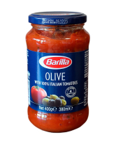 Соус томатний з оливками BARILLA Olive, 400 г (8076809513708) - фото
