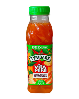 Сок Tymbark без сахара Персик-яблоко-морковь, 300 мл (5900334002600) - фото