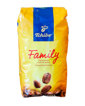 Кофе в зернах Tchibo Family, 1 кг (100% робуста) (5997338170718) - фото