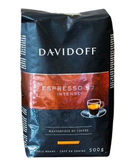 Кофе в зернах Davidoff Espresso 57 Intense, 500 г (100% арабика) 4006067920271 - фото