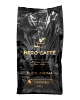 Кофе в зернах Nero Caffe BUON AROMA, 1 кг (50/50) (4820268030030) - фото