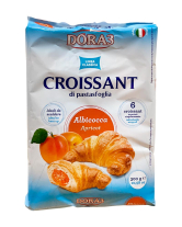 Круасани з абрикосовою начинкою Dora3 Croissant Apricot, 300 г (6шт*50г) (8002371003903) - фото