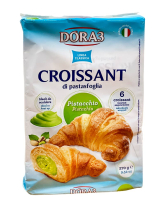 Круасани з фісташковим кремом Dora3 Croissant Pistachio, 270 г (6шт*45г) (8002371007451) - фото