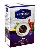 Чай чорний ароматизований Тисяча та одна ніч FEELTON 1001 Nights, 80 г (4820186123319) - фото