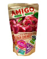Напій соковмісний Яблуко та кисла вишня AMIGO Apple & Sour Cherry, 200 мл (5319990227096) - фото