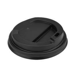 Крышка для стакана ST 75 мм Черная 50 шт - фото