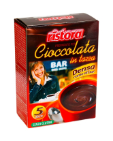 Гарячий шоколад порційний Ristora Bar Cioccolata In Tazza Densa, 5шт*25 г (8004990353490) - фото