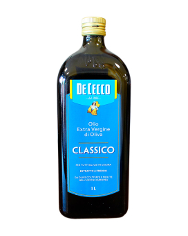 Оливковое масло первого отжима De Cecco Classico Olio Extra Vergina Di Oliva, 1 л (8001250220011) - фото