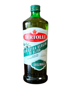 Оливковое масло первого отжима Bertolli Olio Extra Vergina Di Oliva Originale, 1 л (8002470017290) - фото