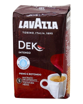Кофе молотый Lavazza Dek Intenso (без кофеина), 250 г (30/70) 8000070011403 - фото