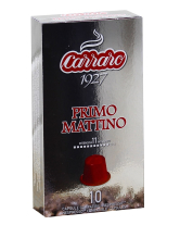 Кава в капсулах Carraro Primo Mattino NESPRESSO, 10 шт (8000604900685) - фото