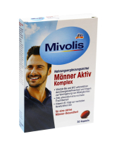 Біологічно активні добавки для активних чоловіків Mivolis Manner Aktiv Komplex, 30 капсул (4058172695698) - фото