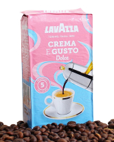 Кава мелена Lavazza Crema e Gusto Dolce, 250 г (50/50) (8000070037304) - фото