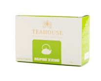 Чай Teahouse Імбирний зелений (ароматизований зелений чай у пакетиках), 100 г (20шт*5г) (4820031590433) - фото