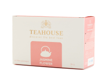 Чай Teahouse Квітка жасмину (зелений чай у пакетиках), 80 г (20шт*4г) (4820209840582) - фото