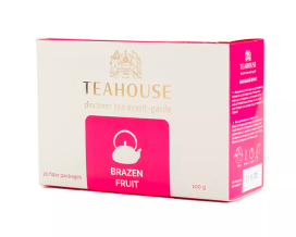 Чай Teahouse Наглый Фрукт (фруктовый чай в пакетиках), 100 г (20шт*5г) (4820209840605) - фото