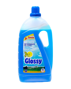 Гель для стирки Glossy Detergente Gel Liquido, 3+1 л (8413281814594) - фото