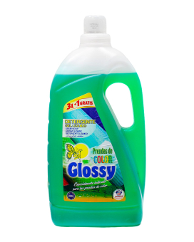 Гель для прання кольорової білизни Glossy Prendas De Color Detergente Gel Liquido, 3+1 л (8413281814617) - фото