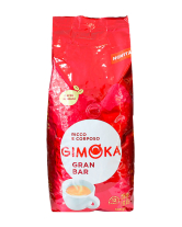 Кава в зернах Gimoka Rosso Gran Bar, 1 кг (20/80) (8003012000039) - фото