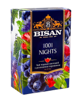 Чай черный ароматизированный Тысяча и одна ночь BISAN 1001 Nights, 80 г (4820186123333) - фото