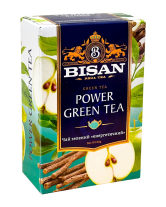 Чай зеленый Энергетический BISAN Power Green Tea, 80 г (4820186122589) - фото
