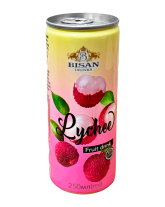Напій соковмісний негазований Лічі BISAN Lychee Fruit Drink, 250 мл (4820186123852) - фото
